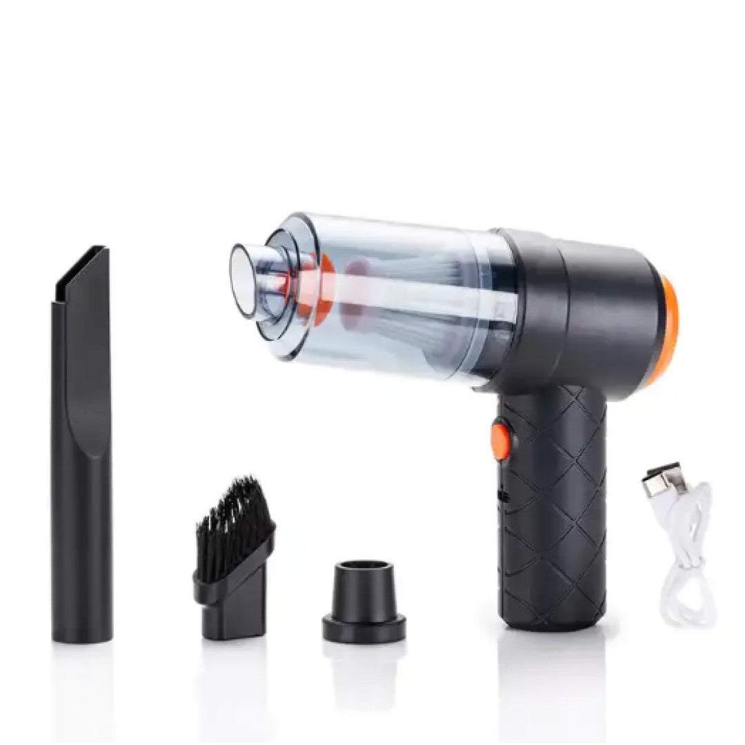 Aspirator Portabil 2 în 1 cu LED - Eficiență și Flexibilitate