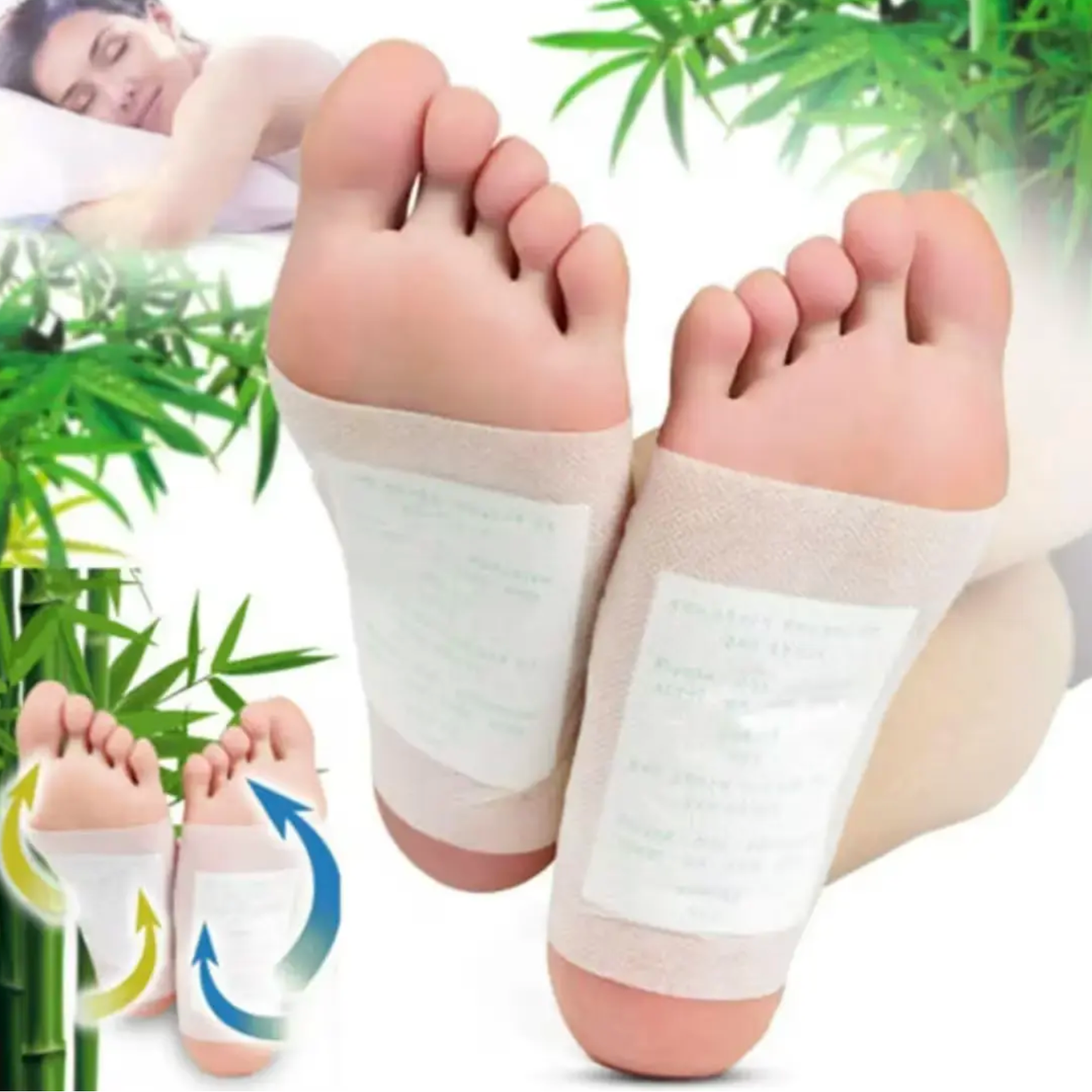 Plasturi Detoxifianti pentru Tălpi - Eliminare Naturală Toxine