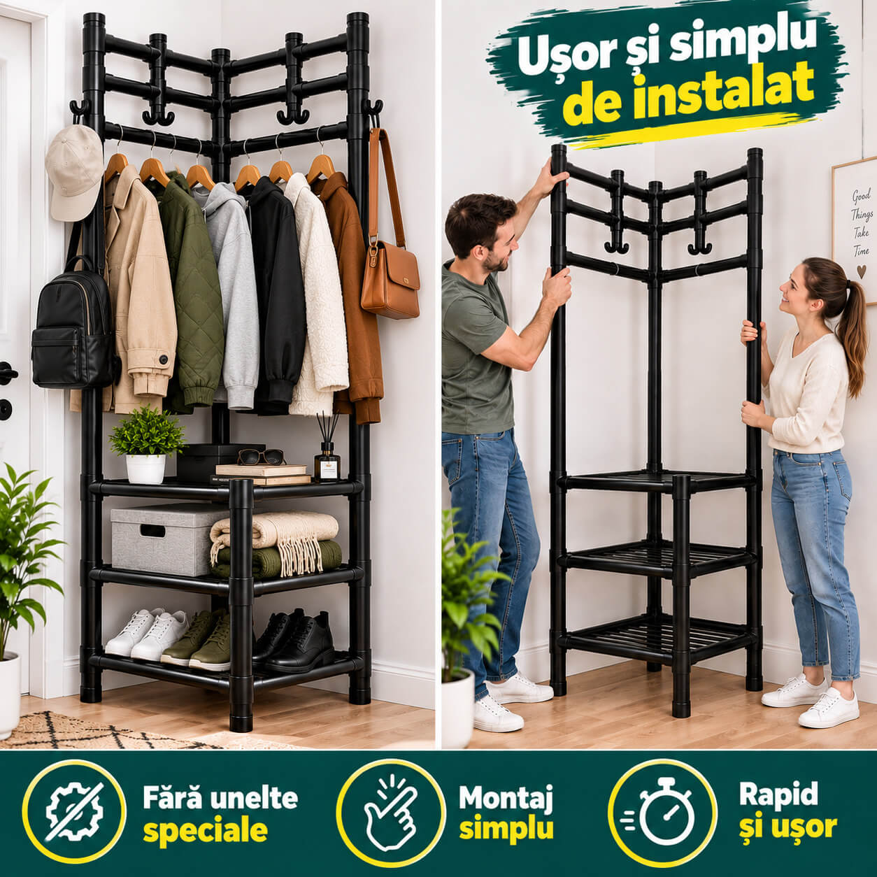 Usor si simplu de instalat
