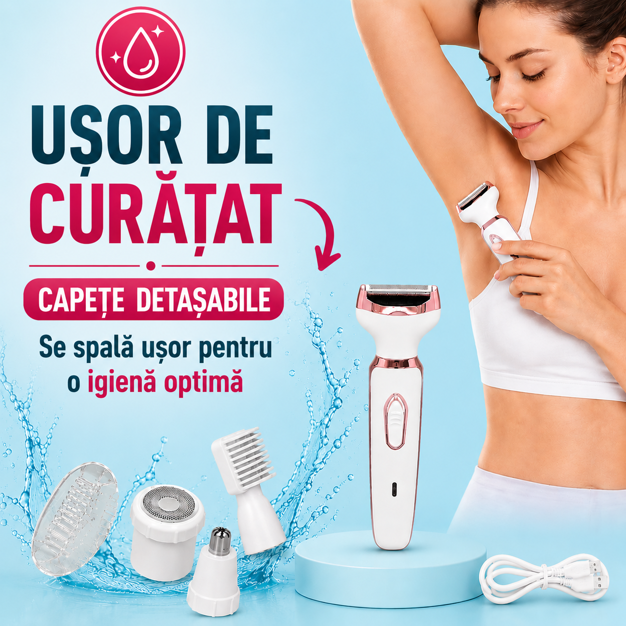 Ușor de curățat