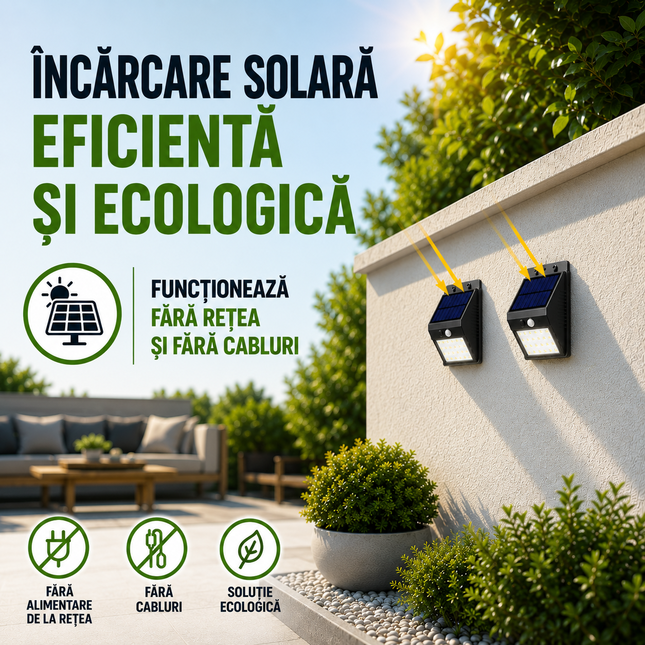 Încărcare solară eficientă și ecologică