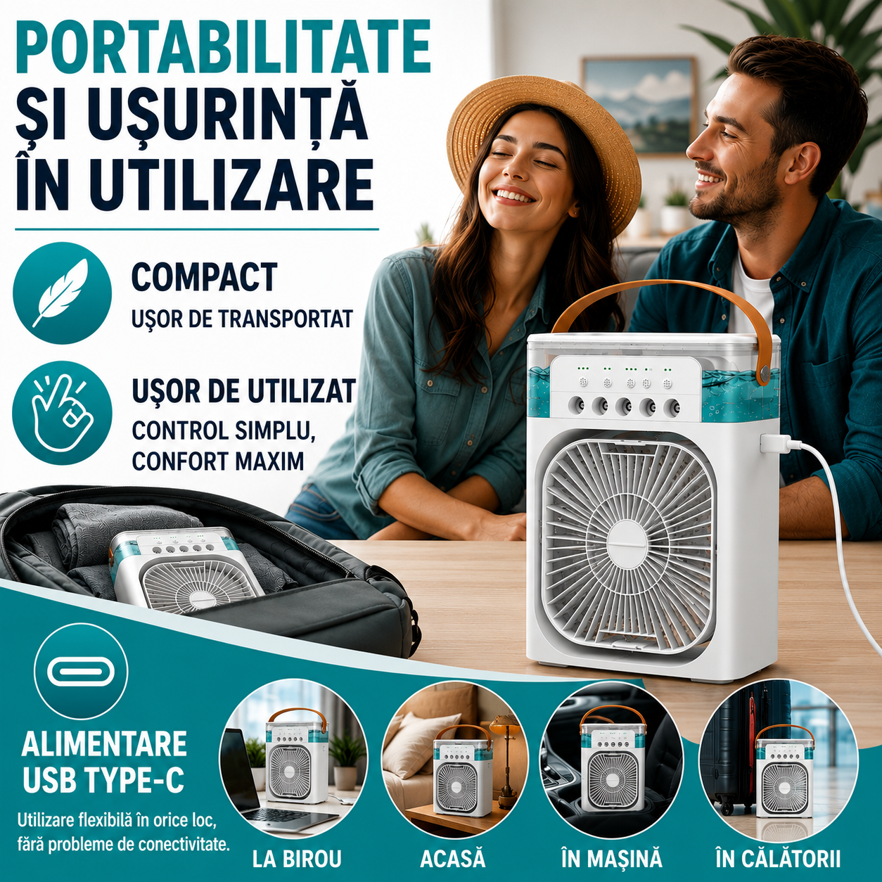 Portabilitate și ușurință în utilizare