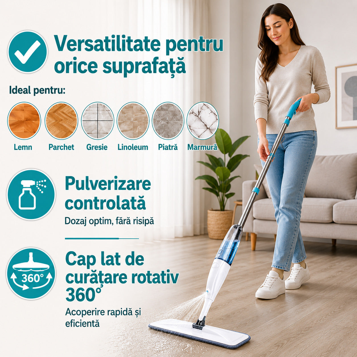 Versatilitate pentru orice suprafață