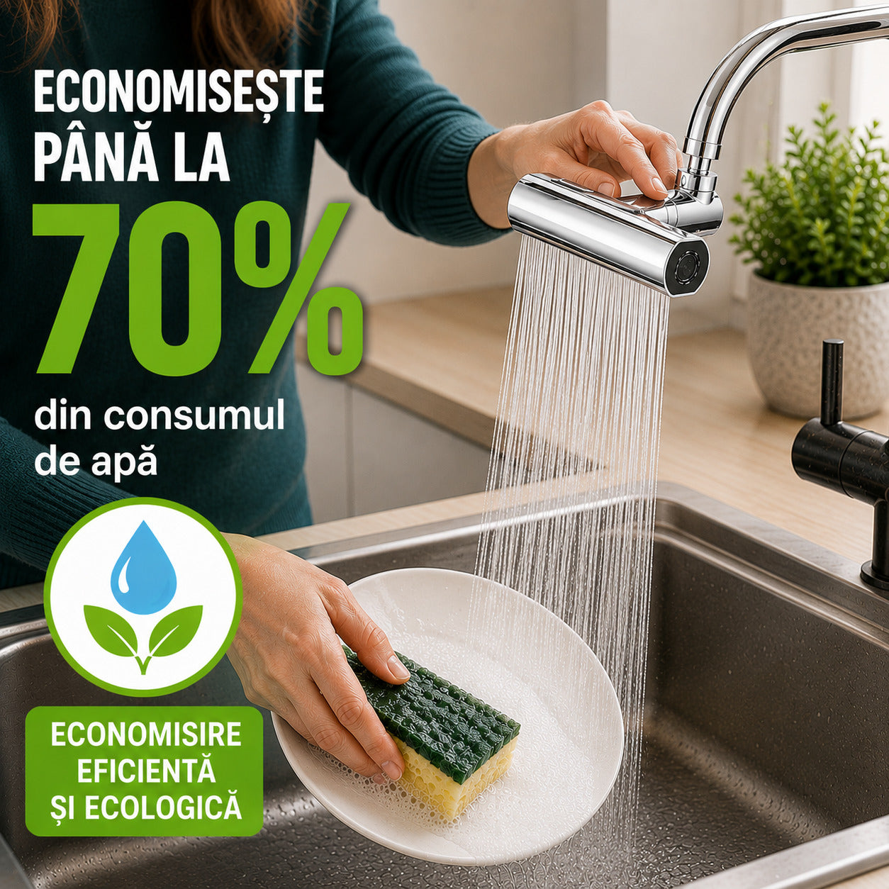 Economisire eficientă și ecologică a apei